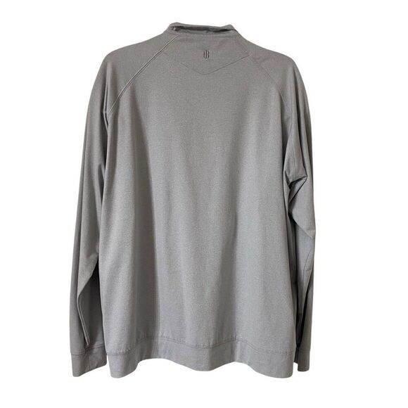 Holderness & Bourne Quarter Zip Shirt Mens Extra Large Gray Pullover Soft - Picture 3 of 8